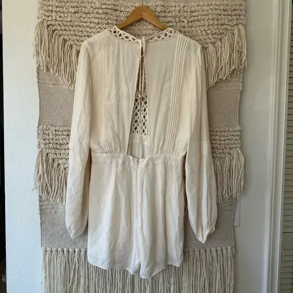 NWT: Reiss Rachelle Lattice Playsuit - Picture 9 of 9